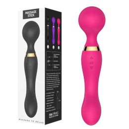 Multispeed Vibrating Rechargeable Magic Massager Wand Personal Full Body Therapy (Option: pink)