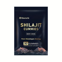 Shilajit Gummies Pure Himalayan Energy Superfood Supplement 90 Count Body & Mind Support (Option: 1)